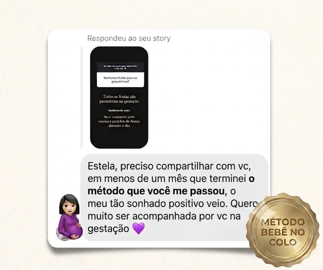 Depoimento de paciente do Método Bebê no Colo