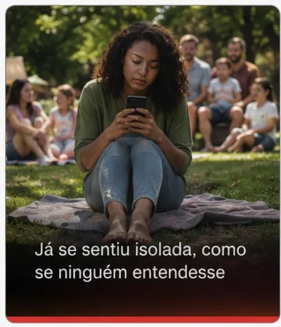 Já se sentiu isolada, como se ninguém entendesse